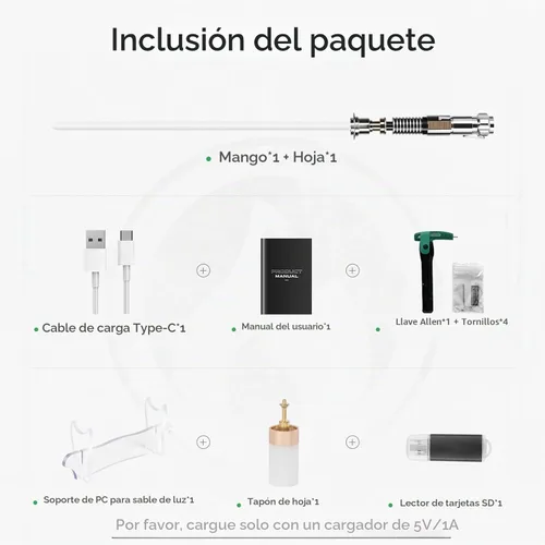 Vista 5 de CUSTOM SABER Sable de luz Xenopixel 3.0 de oscilación suave, sable de luz de 34 fuentes de sonido, control de movimiento, sables de luz que cambian