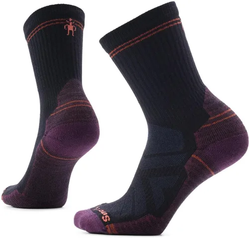 Vista 15 de Smartwool Calcetines de media caña para mujer con amortiguación ligera para caminatas Amanecer púrpura ceniza