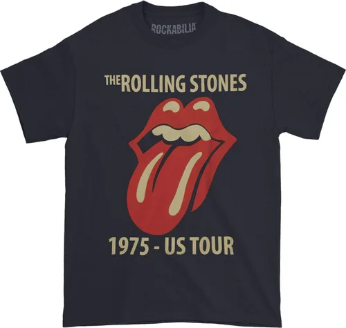 Vista 2 de Rolling Stones Classic Tour 1975 Navy Camiseta