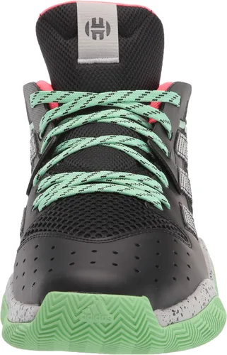 Vista 2 de adidas Tenis de baloncesto unisex Harden Stepback para adultos, NegroGrisMenta Glory, 5
