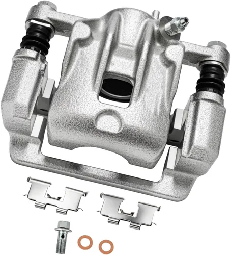 Vista 9 de cciyu Conjunto de pinza de freno trasera izquierda 18B4644A con soporte para Buick Rendezvous, para Chevy Venture, para Oldsmobile Silhouette
