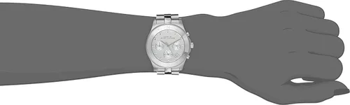 Vista 2 de Marc by Marc Jacobs MBM3100 Blade Reloj analógico de cuarzo plateado para mujer, Acero inoxidable, MBM3100 - Cronógrafo Blade