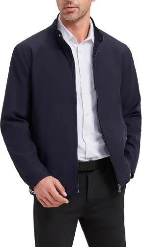 Vista 8 de HaoMay Men's Business Casual Full Zip Lightweight Outwear Jackets