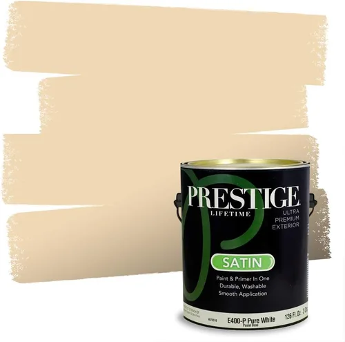 Vista 233 de PRESTIGE Pintura exterior e imprimación en uno, bronceado Aberdeen, plano, 1 galón