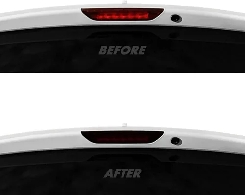 Vista 10 de SlickMod Tinte de humo de vinilo precortado para luz trasera Dodge Durango 2014-2023 (20% humo oscuro, 1. luz trasera)