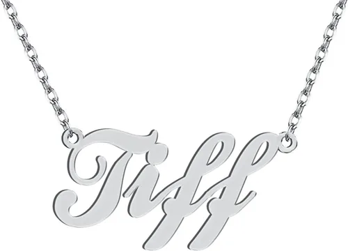 Vista 304 de Personalized Custom Name Pendant Necklace Stainless Steel for Women