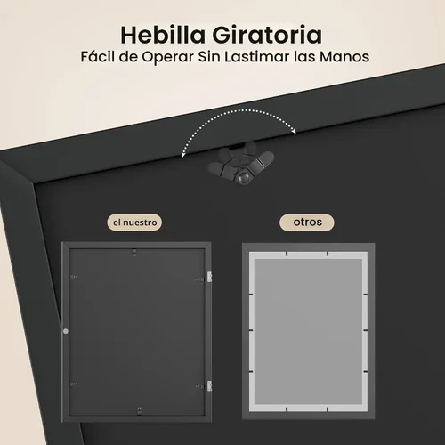 Vista 7 de BAIJIALI Marcos de arte negros para obras de arte infantiles, apertura frontal con capacidad para 150 dibujos, manualidades 3D, 2 paquetes de 8.5 x