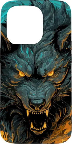 Vista 14 de Fenrir Wolf - Funda para iPhone 17, diseño de mitología nórdica