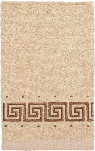 Vista 19 de Avanti Linens Medallón - Colección de puños trenzados suaves, toalla de mano, granito