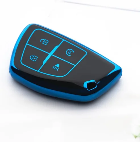 Vista 4 de Funda para llavero compatible con Silverado 1500, Sierra 1500, Colorado Canyon 2024 2025, Silverado Sierra Smart Key