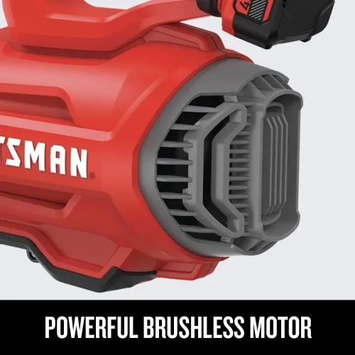 Vista 5 de CRAFTSMAN V20 Soplador de hojas inalámbrico, batería y cargador incluidos (CMCBL720M1)