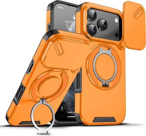 Vista 127 de Dteck Funda para iPhone 16 de 6.1 pulgadas 2024, funda de piel sintética con cierre de botón magnético, ranuras para tarjetas de crédito, función