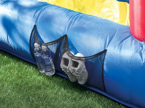 Vista 7 de Little Tikes Jump 'n Slide Bouncer Inflable Incluye Soplador de Servicio Pesado con GFCI, Estacas, Parches de Reparación y Bolsa de Almacenamiento