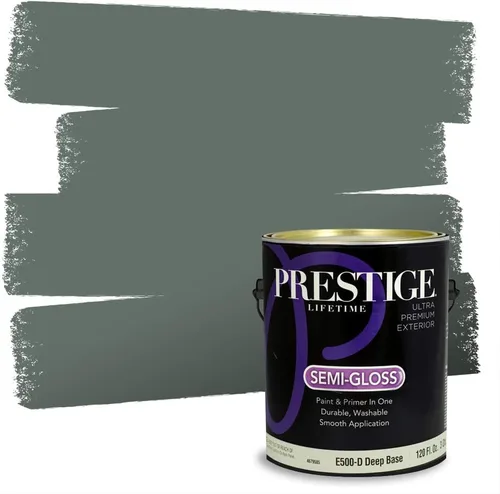 Vista 168 de Prestige Paints - 2 en 1, pintura base y pintura de exterior, E100-N-735BM