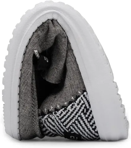 Vista 4 de Hey Dude - Mocasines Wendy de tela chambray para mujer