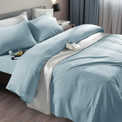 Vista 21 de SONORO KATE Juego de sábanas de cama de microfibra súper suave de 1800 hilos, sábanas egipcias de lujo que se ajustan a colchones de bolsillo Beige