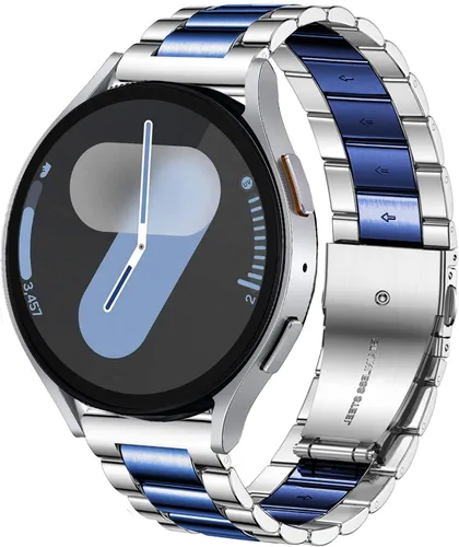 Vista 22 de DEALELE - Correas compatibles con Samsung Galaxy Watch 7 / FE / 6/6 Classic / 5/5 Pro / 4/4 Classic/Galaxy 3 de 41 mm, correa de repuesto de metal
