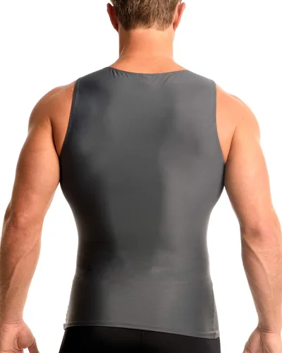 Vista 3 de Insta Slim musculosa de compresión muscular (Int) para hombre
