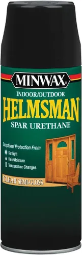 Vista 16 de Minwax - Capa de uretano Helmsman para exteriores y interiores a base de agua, cuarto de galón, brillante