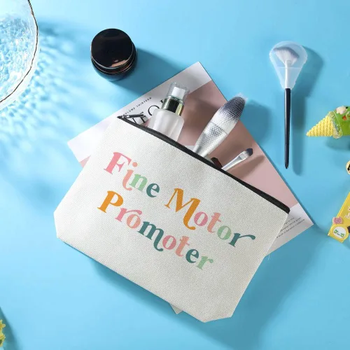 Vista 6 de Azteoiz Regalos de terapia ocupacional, regalos de terapeuta para mujeres, regalos pediátricos mentales saludables y mentales, bolsa de maquillaje