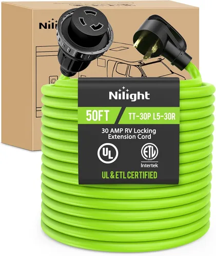Vista 39 de Nilight Cable de Extensión para Secadora EV de 15 Pies 3 Clavijas 30 Amperios NEMA 10-30P 10-30R Cable de Extensiones Antiguas Servicio Pesado