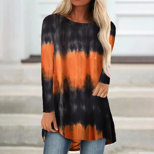 Vista 2 de YOPLANET Túnicas largas o tops para mujer para llevar con leggings, blusas de manga cortalarga
