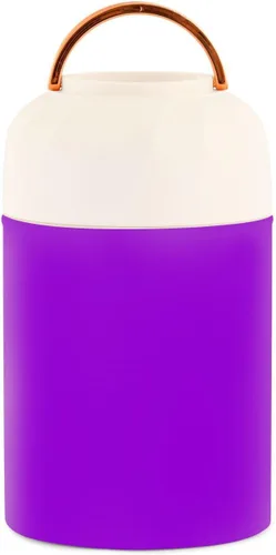 Vista 9 de Corn Flower Blue - Tarro de alimentos aislado para niños y mujeres con cuchara de 17 oz/16.9 fl oz, recipiente de almacenamiento de alimentos