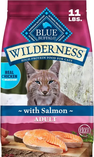 Vista 19 de Blue Buffalo Wilderness - Dieta Evolutiva Natural de la Naturaleza, Alimento Seco Natural para Gatos Adultos Alto en Proteínas y Sin Granos, Sabor