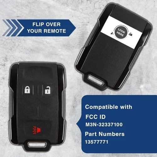 Vista 4 de KeylessOption Funda para llave de coche con control remoto sin llave para M3N-32337100