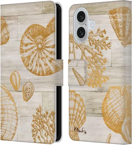 Vista 10 de Head Case Designs Officially Licensed Paul Brent Agate Mermaid Coastal Leather Wallet Case Compatible with Apple iPhone 16