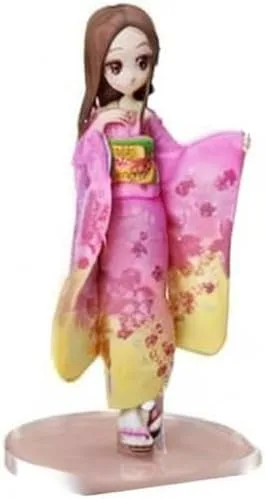 Vista 2 de FuRyu AMU-FNX762 Teasing Skillful Takagi-san 3, versión kimono Sakura, escala 1/7, PVC, figura completa pintada