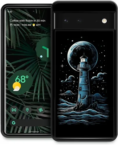 Vista 62 de CARLOCA Funda compatible con Google Pixel 6, diseño gráfico de moda a prueba de golpes, protección antiarañazos y caídas, Google Pixel 6 en blanco