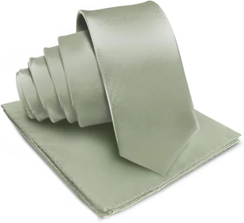 Vista 30 de Juego de corbata de satén sólido y pañuelo de bolsillo para hombre, conjunto de corbata a juego para hombre Ámbar