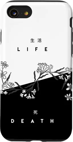 Vista 18 de Life Death Flowers - Funda de regalo japonesa minimalista con luz oscura para iPhone 17