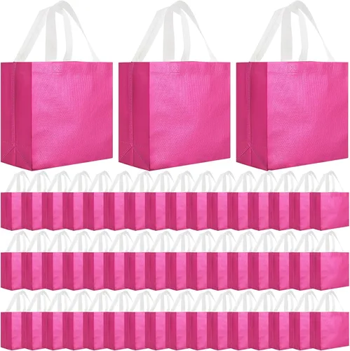 Vista 10 de Eccliy - 80 bolsas de regalo reutilizables, tamaño mediano, color negro