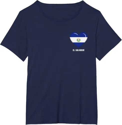 Vista 21 de Camiseta Bandera de El Salvador Camiseta salvadoreña, Negro