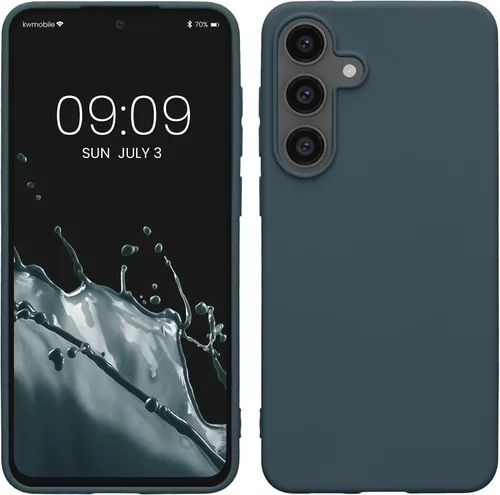 Vista 142 de kwmobile Funda compatible con Samsung Galaxy S23 - Funda protectora de silicona TPU suave y delgada - Piedra antigua