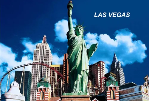 Vista 12 de Nevada USA United States - Imanes para nevera (1 pieza, estilo: Las Vegas #K2)