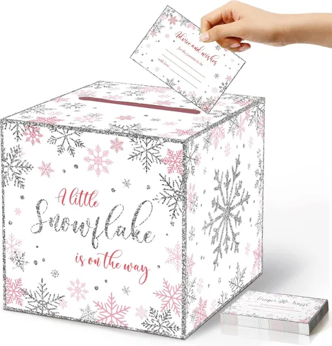 Vista 8 de Fumete 51 piezas Caja de tarjetas de rifa de pañales con osos con tarjetas de rifa de pañales insertadas, No podemos esperar, para baby shower