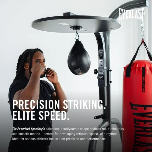 Vista 5 de Everlast Speed Punching Bag Speed Bag for Boxing & MMA Durable Reflex Training Boxing Bag for Hand Speed, Accuracy & Home Gym Workouts