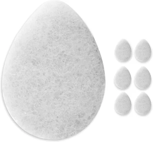 Vista 13 de KOL Cepillo facial, almohadillas de limpieza facial exfoliantes con infusión de aloe, esponja facial exfoliante desechable para limpieza diaria