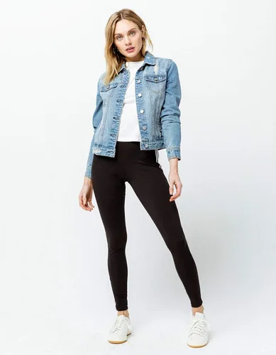 Vista 3 de adidas Originals Medias de trébol para mujer, Negro