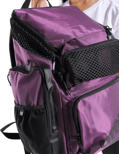 Vista 8 de ARENA One Go - Mochila de natación para atletas de gran tamaño, 45 litros Púrpura