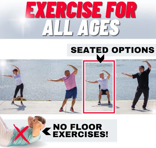 Vista 3 de Tai chi DVD para principiantes y personas mayores entrenamientos Tai chi Fit Qi gong equilibrio fuerza estiramiento cardio respiración y más