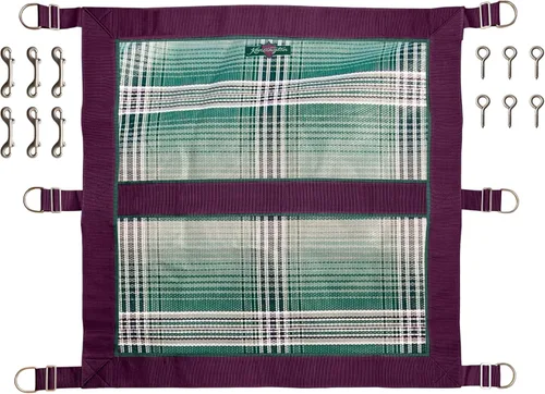 Vista 11 de Kensington - Protector de puerta para caballos, diseñado para mantener a los caballos de forma segura con estilo, correas ajustables y accesorios