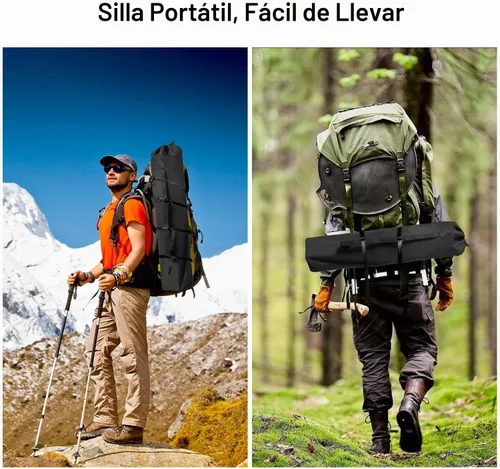 Vista 7 de Sillas Plegables de Camping Colapsables Silla de Césped de Alta Resistencia con Bolsa para Refrescos, Bolsillo de Almacenamiento, Silla de Brazos