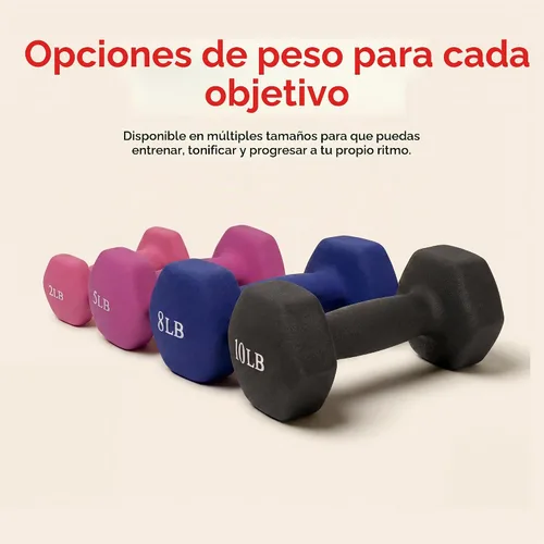 Vista 6 de Sunny Health & Fitness - Mancuerna de neopreno.