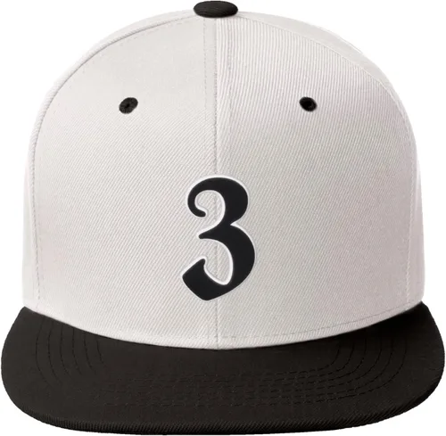 Vista 363 de Daxton Gorra clásica con visera de billete plano con letras del alfabeto inglés antiguo de la A a la Z