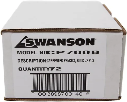 Vista 4 de Swanson Tool CP700B - Lápiz de carpintero (72 unidades), color amarillo