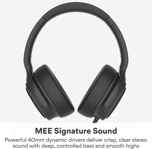 Vista 6 de MEE audio Halo Over-Ear - Auriculares USB-C con micrófono y ambiente LED Negro